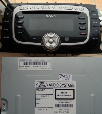 Radio CD Mp3, Ford.JPG